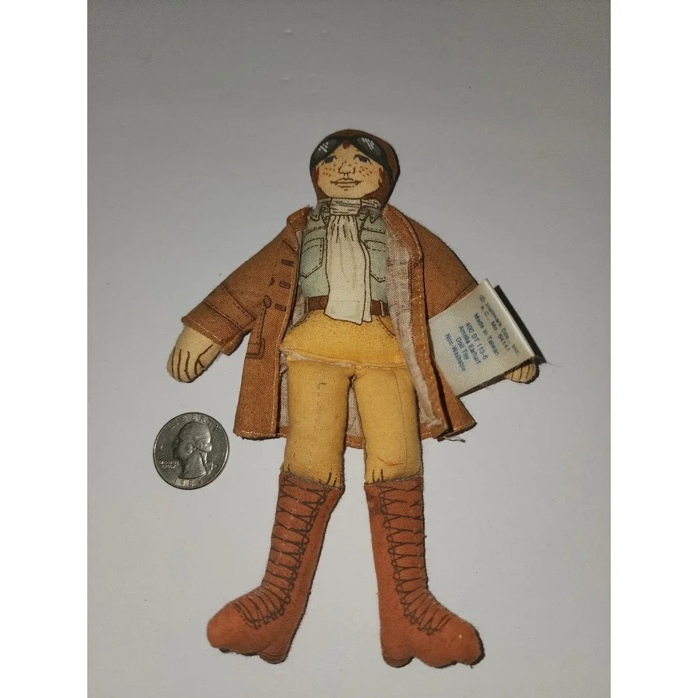 Vintage Hallmark‎ Rag Doll Amelia Earhart Pilot